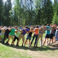 Веревочный курс. Разминка
